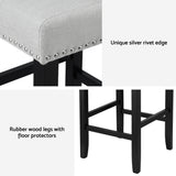 Four Artiss ergonomic bar stools in dining room setting — Allure Home Collections