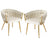 Artiss Velvet Armchair Dining Chairs — Set of 2, Multiple Colours — Allure Home Collections