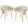 Artiss Velvet Armchair Dining Chairs — Set of 2, Multiple Colours — Allure Home Collections