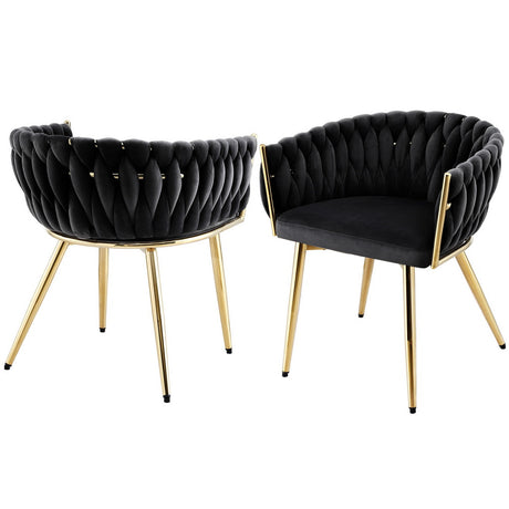 Artiss Velvet Armchair Dining Chairs — Set of 2, Multiple Colours — Allure Home Collections