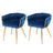 Artiss Velvet Armchair Dining Chairs — Set of 2, Multiple Colours — Allure Home Collections