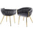Artiss Velvet Armchair Dining Chairs — Set of 2, Multiple Colours — Allure Home Collections
