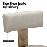 Artiss Milford Beige Linen Dining Chairs — Set of 4 — Allure Home Collections
