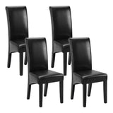 Artiss Black PU Leather Parsons Dining Chairs — Set of 2 — Allure Home Collections