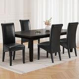 Artiss Black PU Leather Parsons Dining Chairs — Set of 2 — Allure Home Collections