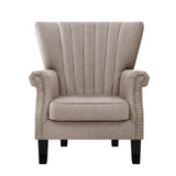 Artiss Andrew Wingback Armchair in Beige