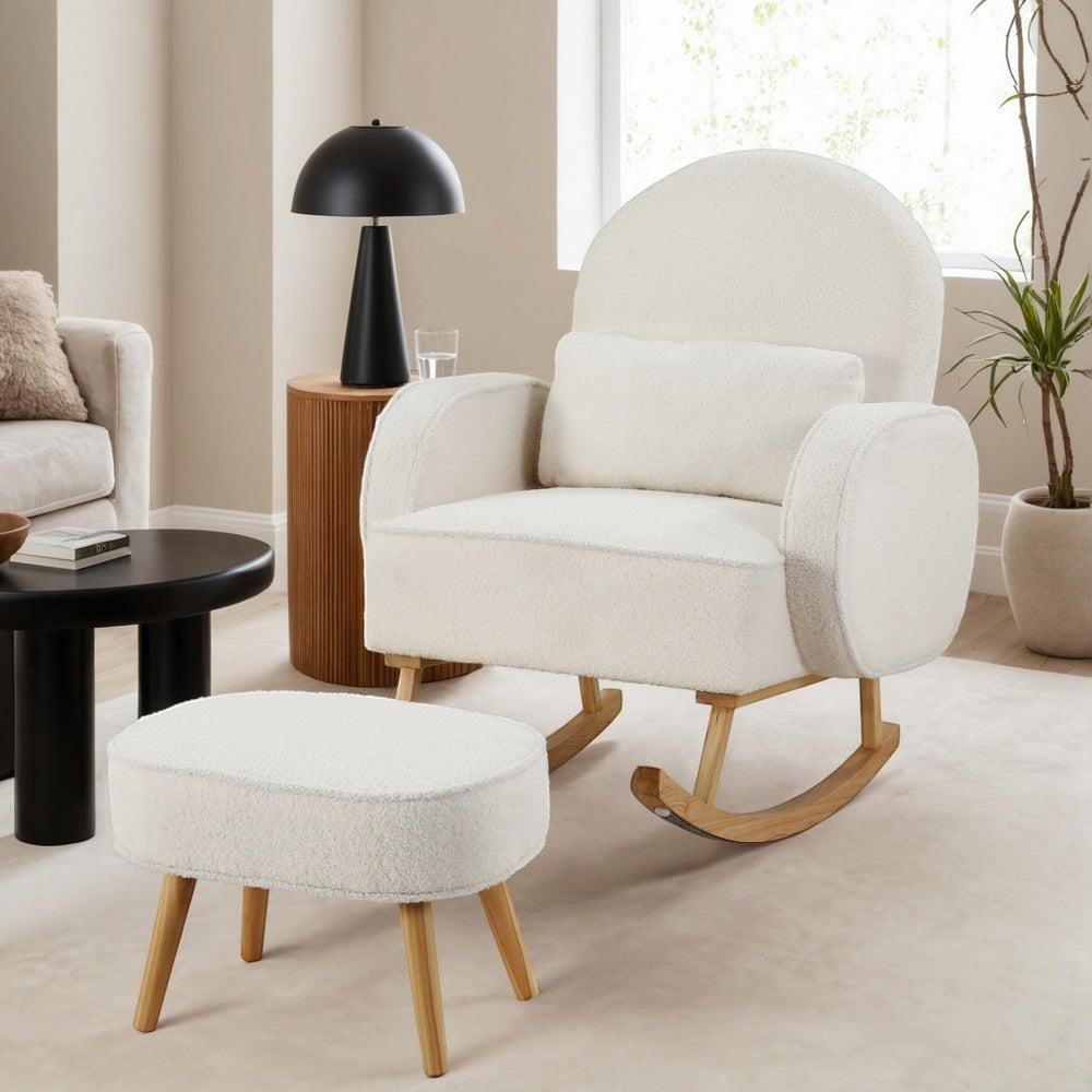 Bilpin Rocking Chair, White