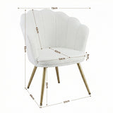 Clarence Accent Chair, White