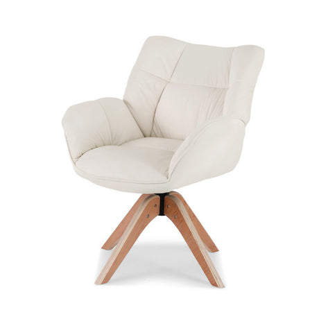 Harper Nursing Swivel Chair, White, view 7
