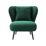 Hartley Wingback Chair, Green