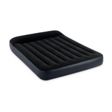 Marvel double full flocked classic airbed with built in pump
