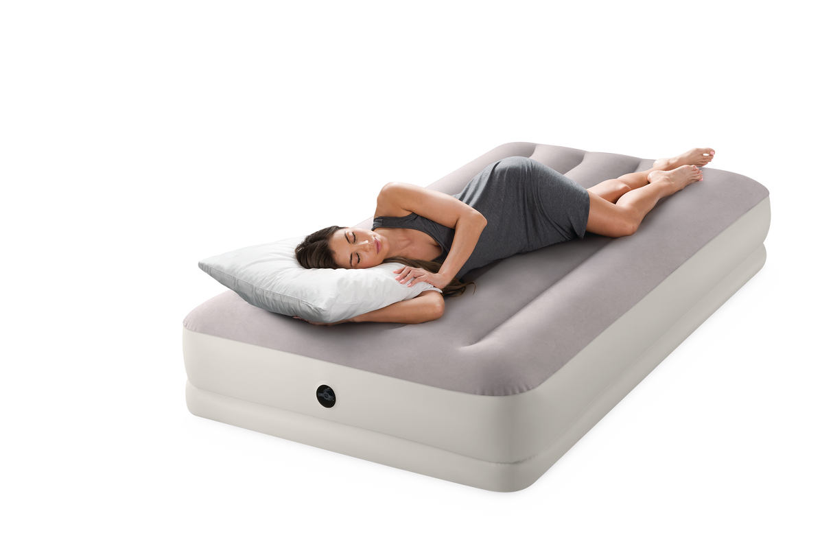Lefroy Air Mattress Single Twin, Dura Beam Prestige Mid Rise with USB Pump