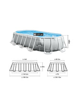 Baleal Above Ground Oval Pool, 503cm x 274cm x 122cm