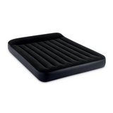 Marvel queen flocked classic airbed with built in pump