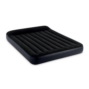 Marvel queen flocked classic airbed with built in pump