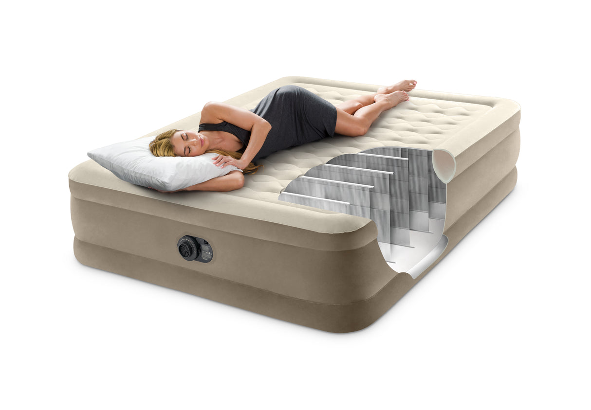 Wapta Queen Air Mattress, Ultra Plush Raised 46cm