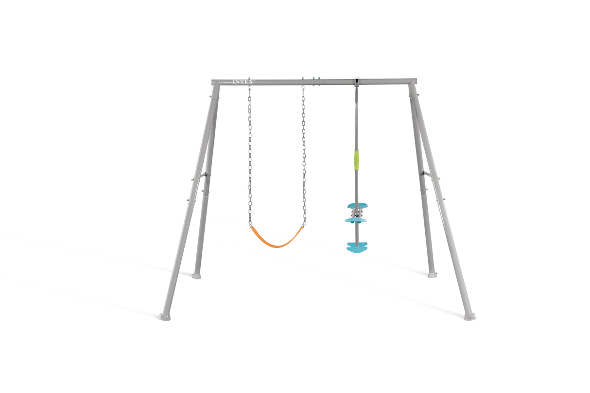Swing set A-frame side view
