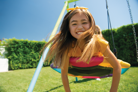Chain swing seat detail