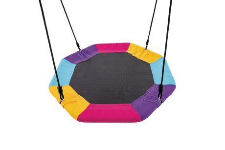 Swing set dimensions diagram
