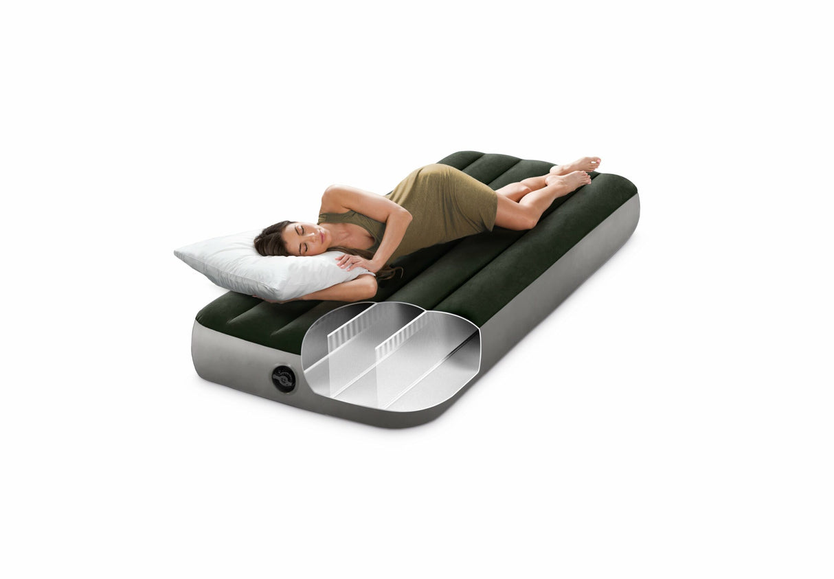 Marmot Jr Twin Air Bed, Built In Foot Pump 76x191x25cm