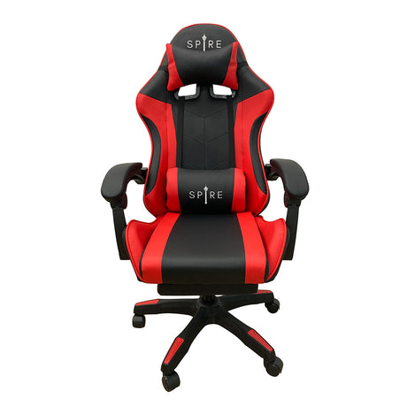 Spire Zinc Adjustable Gaming and Office Chair — Red and Black — Allure Home Collections