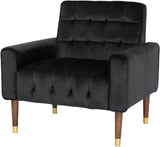 Cahills Accent Chair, Velvet