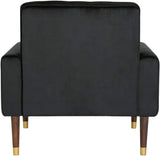 Cahills Accent Chair, Velvet