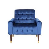 Cahills Accent Chair, Velvet