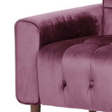 Cahills Accent Chair, Velvet
