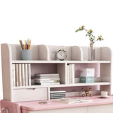Ave Solid Wood Study Desk with Shelf