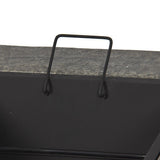 Victor Harbor Stone Fire Pit Table with BBQ Grill