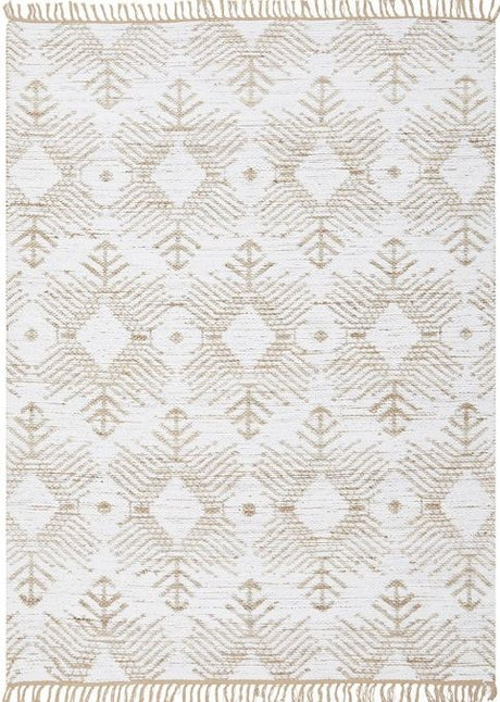 Bodhi Rosa Handcrafted Cotton-Jute Flatwoven Area Rug — 60% Cotton, 40% Jute — Allure Home Collections