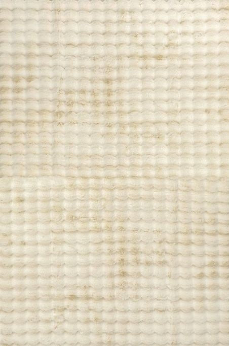 Bubble Natural Washable Rug — Turkish Polypropylene, Machine-Washable, 10mm — Allure Home Collections
