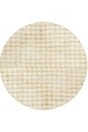 Bubble Natural Washable Round Rug