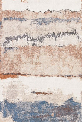 Sultanabad tan contemporary area rug with soft handfeel in a modern lounge