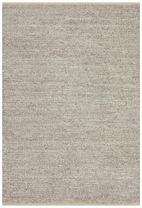 Harvest 801 Natural Handwoven Wool-Viscose Area Rug — 70% Wool, 30% Viscose, 20mm — Allure Home Collections