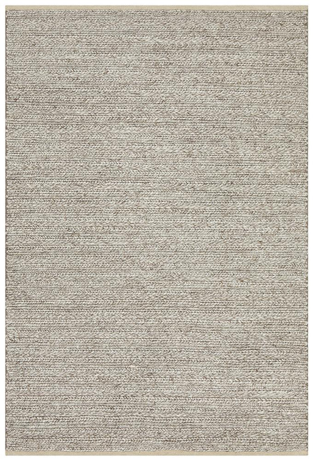 Harvest 801 Natural Handwoven Wool-Viscose Area Rug — 70% Wool, 30% Viscose, 20mm — Allure Home Collections