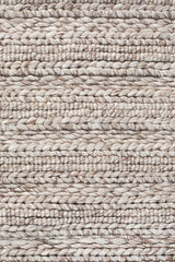 Harvest 801 Natural Handwoven Wool-Viscose Area Rug — 70% Wool, 30% Viscose, 20mm — Allure Home Collections