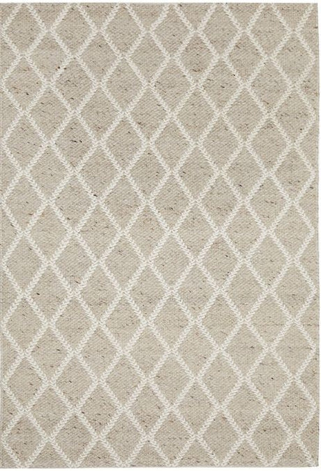 Huxley Hand-Loomed Modern Wool-Polyester Flatwoven Rug — 70% Wool, 30% Polyester — Allure Home Collections