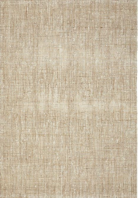Madras Mario White Hand-Loomed Jute Area Rug — 10mm Pile, Sustainable Natural — Allure Home Collections