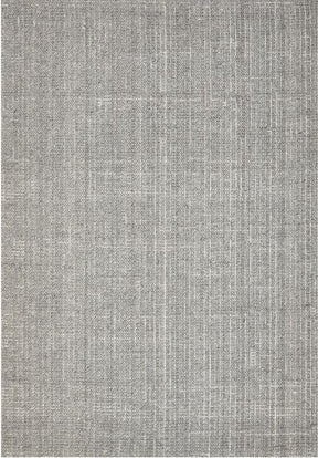 Herat dove hand loomed jute area rug in a modern coastal living room