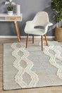 Miller 741 Hand-Loomed Wool-Viscose Flatwoven Area Rug — 60% Wool, 40% Viscose — Allure Home Collections