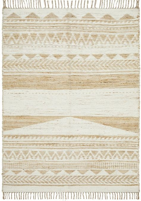 Parade 333 Hand-Loomed Flatwoven Rug — 65% Jute, 35% Cotton, Modern Elegance — Allure Home Collections