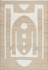 Sahara Zelda Handwoven Natural Flatwoven Rug — 50% Jute, 35% Wool, 15% Cotton — Allure Home Collections
