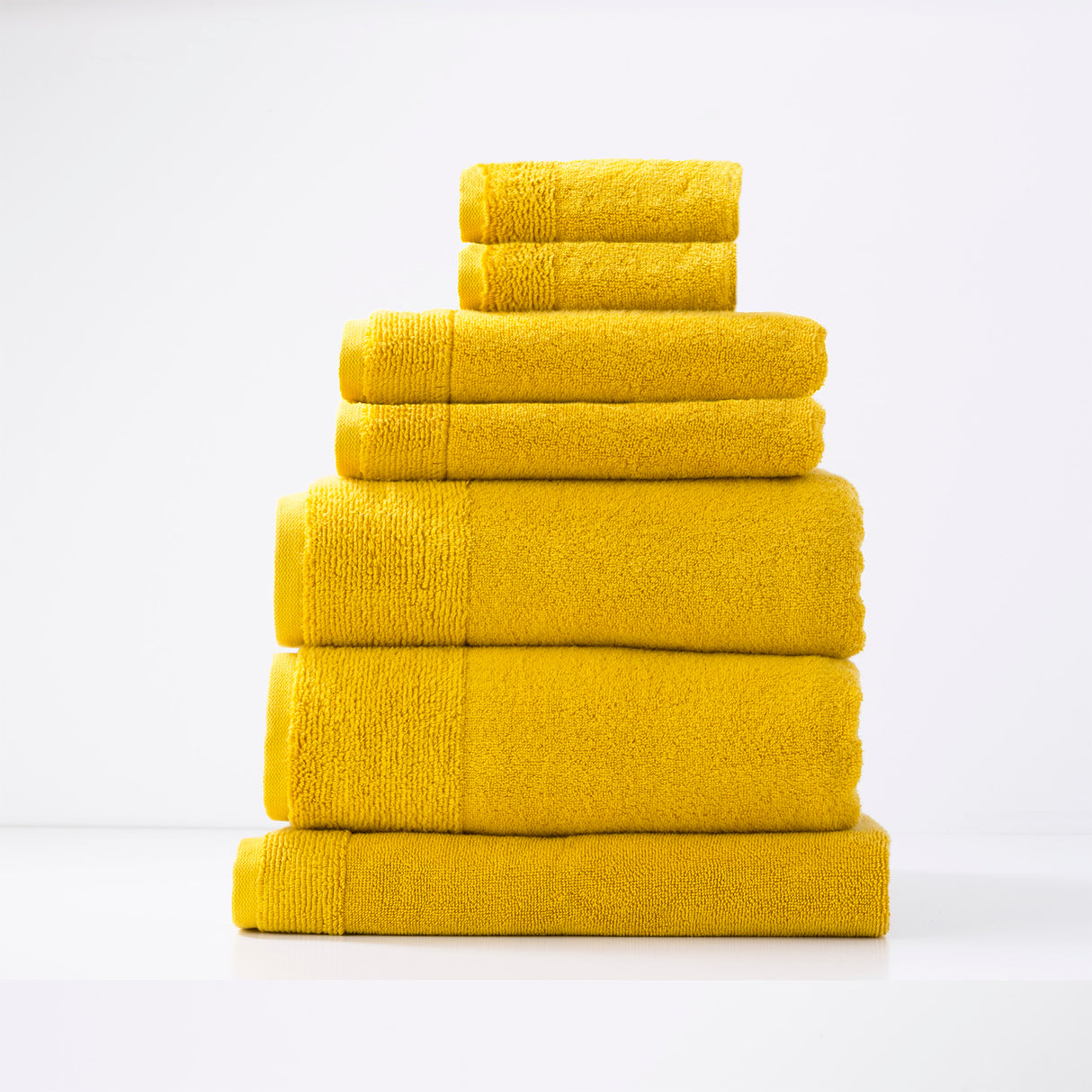 Aireys 650 GSM Zero Twist Luxury Plush 7 Piece Towel Set by Renee Taylor