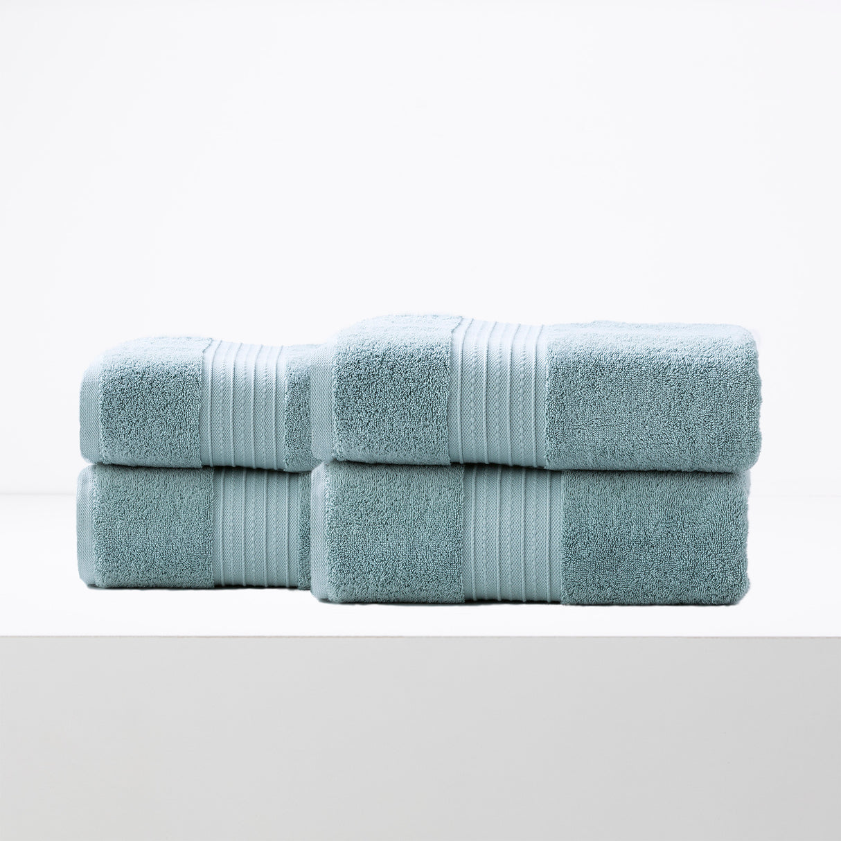 Brentwood 650 GSM Low Twist 4 Pack Premium Bath Sheet Set by Renee Taylor