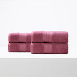 Brentwood 650 GSM Low Twist 4 Pack Premium Bath Sheet Set by Renee Taylor