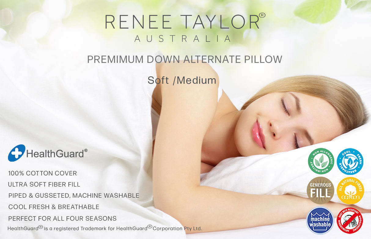 Renee Taylor Australian Made Down Alternate Pillow