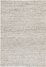 Skandi 300 Grey Hand-Loomed Wool Area Rug — Plain and Textured, Modern — Allure Home Collections