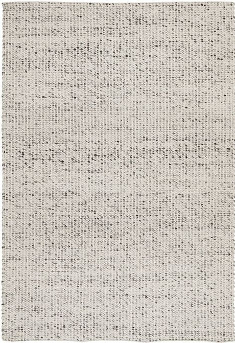 Skandi 300 Grey Hand-Loomed Wool Area Rug — Plain and Textured, Modern — Allure Home Collections